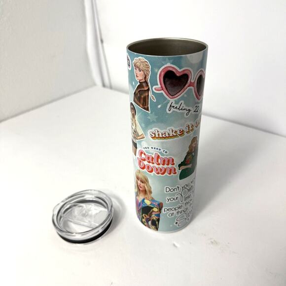 Taylor Swift Inspired Tumbler 20 oz Stainless Steel Insulated Cup Lyrics Swiftie - Picture 3 of 4